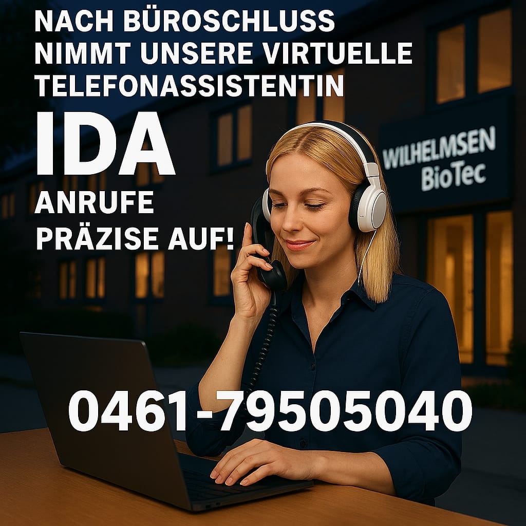 Virtuelle Telefonassistentin IDA beantwortet Telefonafragen nach Büroschluss